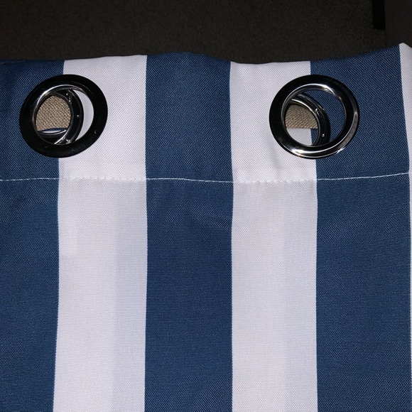 HOST PICK👍🏻2-95in Indigo Blue/White stripe panel - Picture 4 of 7